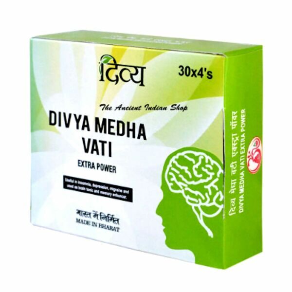 МЕДХА ВАТИ (MEDHA VATI EXTRA POWER) ТОНИК ДЛЯ МОЗГА, ПАМЯТИ, СОСУДОВ, ПАТАНДЖАЛИ (PATANJALI), 120 ТАБ.