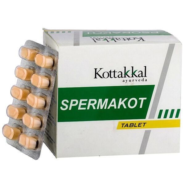 СПЕРМАКОТ (SPERMAKOT GRANULE) ЛЕЧЕНИЕ МУЖСКОГО БЕСПЛОДИЯ,  КОТТАККАЛ (KOTTAKKAL), 100 таб.