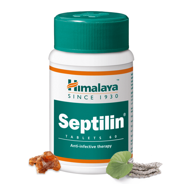 СЕПТИЛИН (SEPTILIN) ПРИРОДНЫЙ АНТИБИОТИК, ХИМАЛАЯ (HIMALAYA), 60 ТАБ.