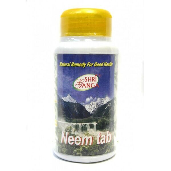 НИМ (NEEM), ДЛЯ КОЖИ, ШРИ ГАНГА Ганга (SHRI GANGA) 200 ТАБ.