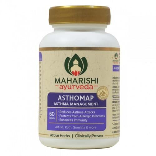 Астомап Махариши (Asthomap Maharishi Ayurveda), астма, бронхит, 60 таб