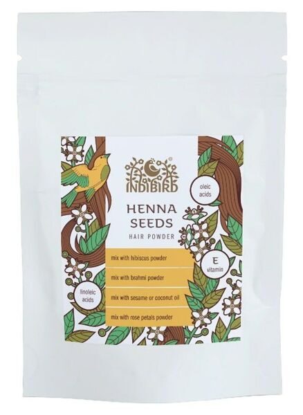 Порошок для волос "Семена хны" (Henna Seeds Powder) Indibird, 200 г