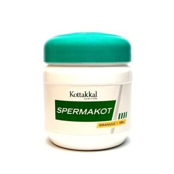 СПЕРМАКОТ В ГРАНУЛАХ (SPERMAKOT GRANULE) ЛЕЧЕНИЕ МУЖСКОГО БЕСПЛОДИЯ, КОТТАККАЛ (KOTTAKKAL), 150 ГР.