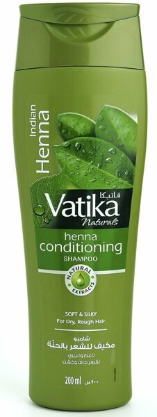 Шампунь ИНДИЙСКАЯ ХНА КОНДИЦИОНИРОВАНИЕ Дабур Ватика (Dabur VATIKA INDIAN HENNA Conditioning Shampoo) 200 мл