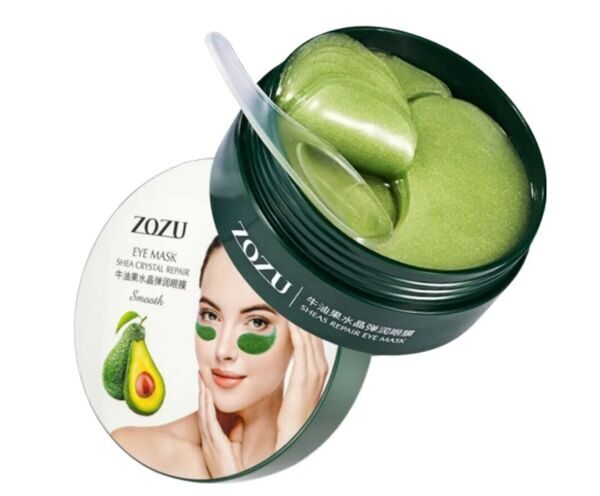 Патчи гидрогелевые для глаз с Авокадо и маслом ши (Zozu Eye Mask Avocado Crystal) 60 шт