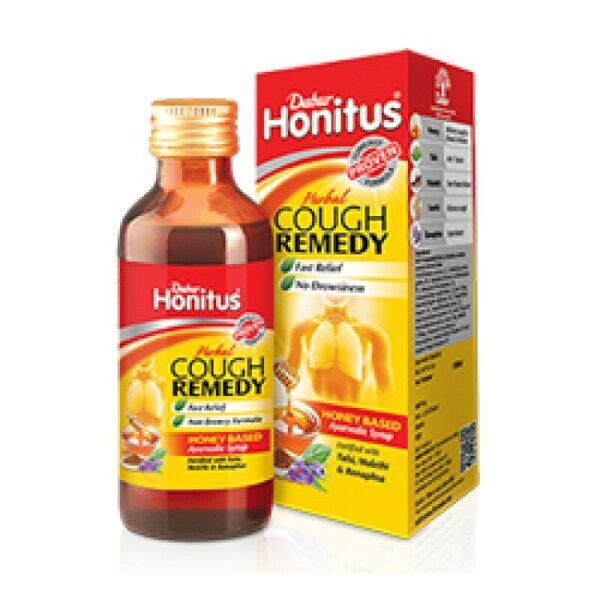 ХОНИТУС сироп от кашля, Дабур (Honitus Herbal Cough Remedy Dabur), 100 мл